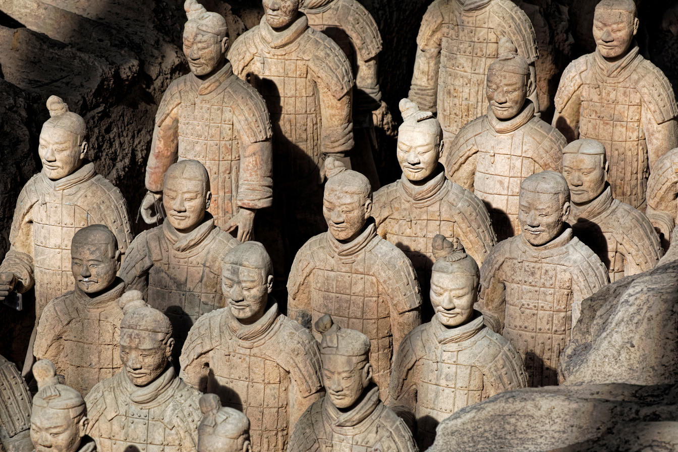 World Famous Terracotta Army Located in Xian China